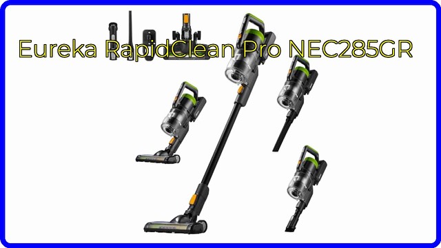 Eureka RapidClean Pro NEC285GR cordless stick vacuum in green