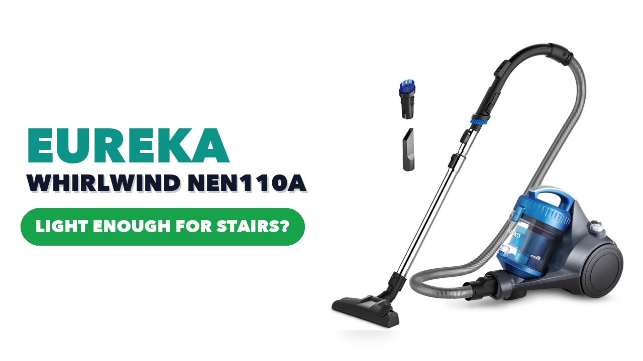 Eureka Whirlwind NEN110A bagless canister vacuum in blue