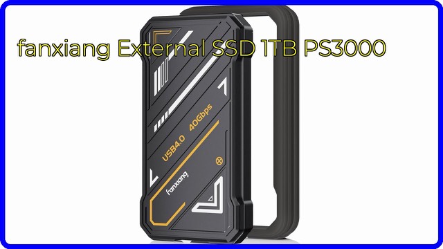 fanxiang PS3000 portable SSD with alloy body and silicone case