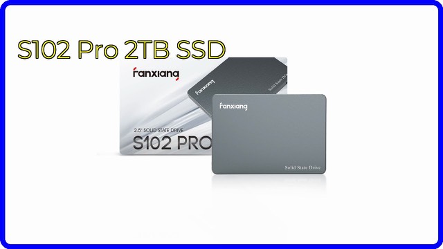 fanxiang S102 Pro 2TB 2.5-inch SATA SSD with an aluminium shell