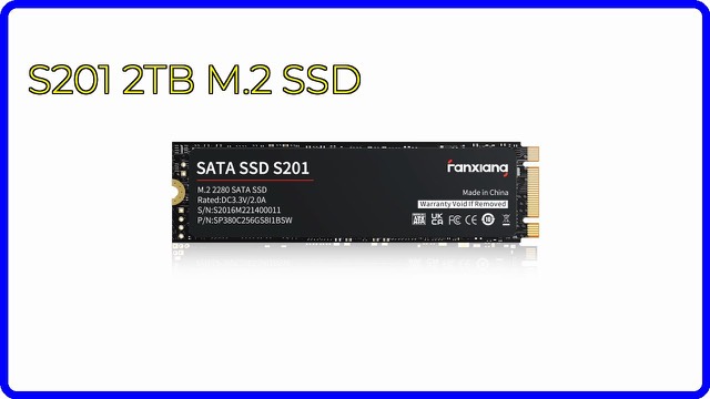 fanxiang S201 2TB M.2 2280 SATA SSD in black