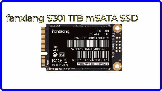 fanxiang S301 mSATA solid state drive, a small bare circuit board