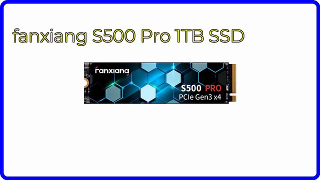 fanxiang S500 Pro 1TB M.2 NVMe solid state drive