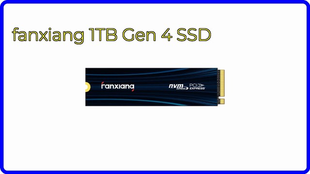 fanxiang S880E M.2 2280 NVMe SSD with a heat-spreading label