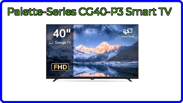FPD Palette-Series CG40-P3 40-inch Full HD Google TV