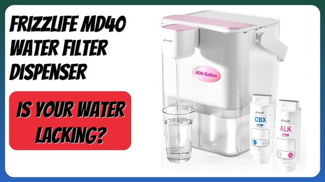 Frizzlife MD40-ALK 18-cup electric water filter dispenser
