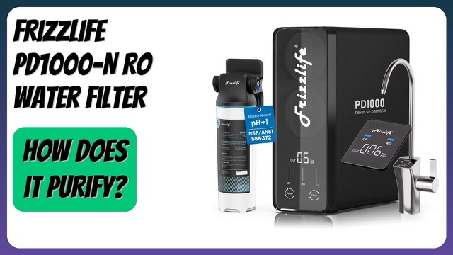 Frizzlife PD1000-N tankless under-sink reverse osmosis system