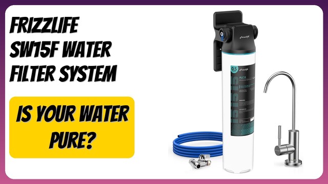 Frizzlife SW15F under-sink water filter with brushed nickel faucet