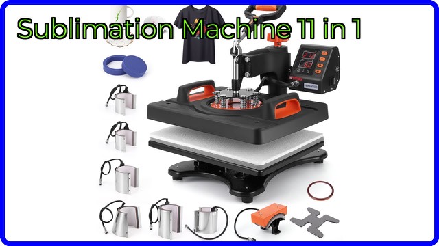 Garvee orange 11 in 1 swing-away heat press machine