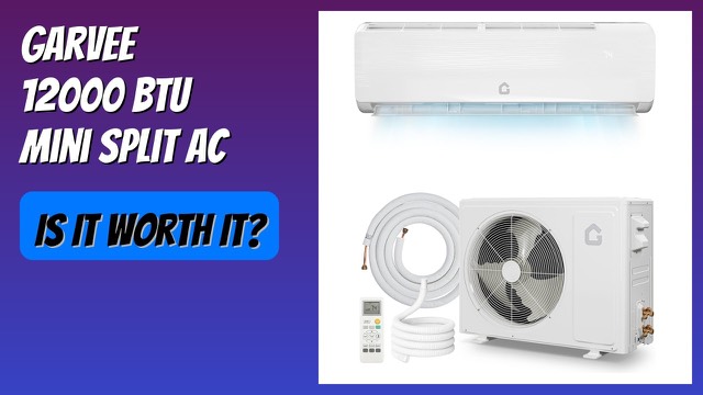 Garvee 12,000 BTU ductless mini split air conditioner indoor unit in white