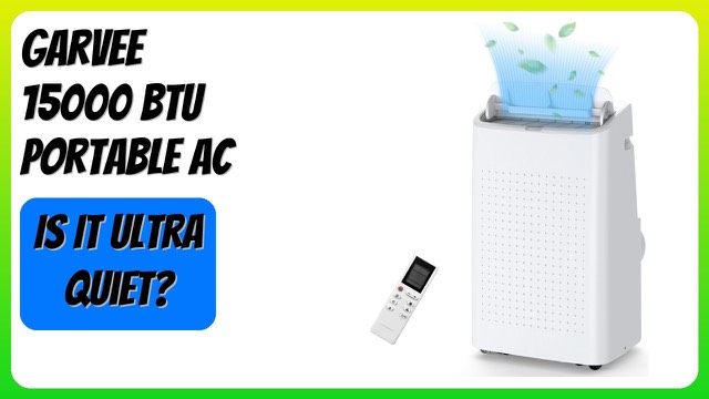 Garvee 15,000 BTU portable air conditioner with window kit