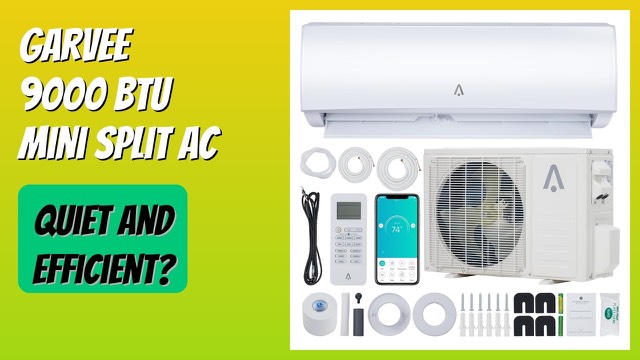 Garvee 9,000 BTU white WiFi mini split air conditioner and heater