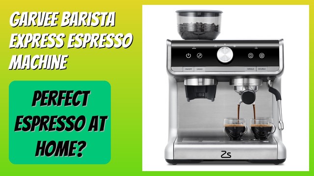 Garvee ES20BGS semi-automatic espresso machine with built-in grinder and steam wand