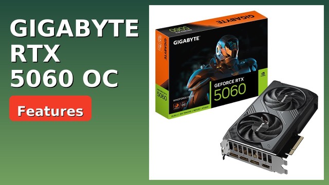GIGABYTE GeForce RTX 5060 WINDFORCE OC graphics card