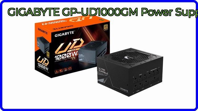 GIGABYTE GP-UD1000GM 1000W fully modular ATX power supply