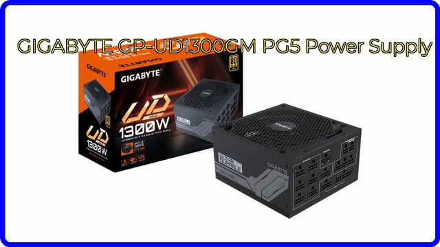 GIGABYTE GP-UD1300GM PG5 1300W fully modular ATX power supply
