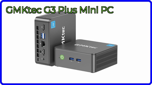 GMKtec G3 Plus compact mini PC with an Intel N150 processor
