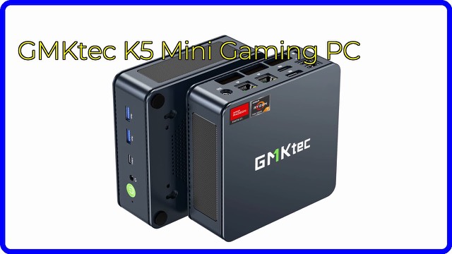 GMKtec K5 compact mini PC with Ryzen 7 7735HS