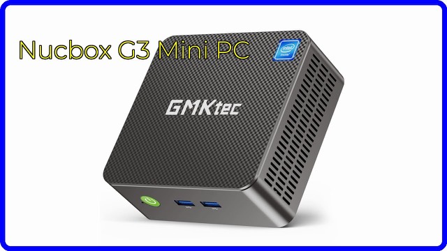 GMKtec Nucbox G3 black mini PC