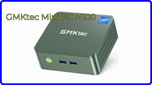GMKtec NucBox G3 mini PC with Intel N100 in black