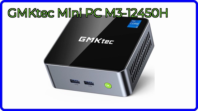 GMKtec NucBox M3 mini PC in black