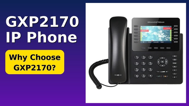 Grandstream GXP2170 enterprise IP desk phone with colour display