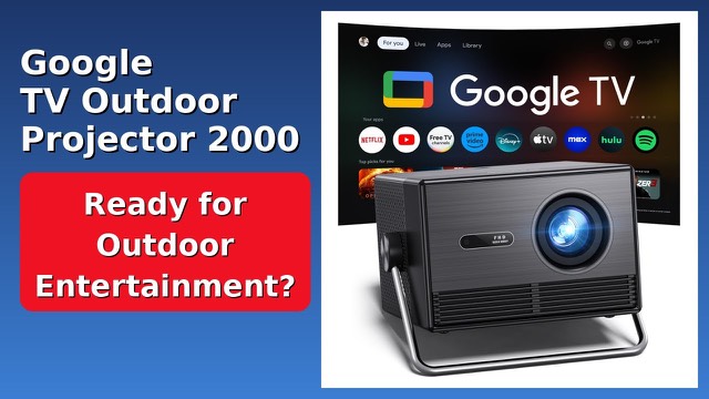 HAPPRUN smart projector with Google TV and auto focus
