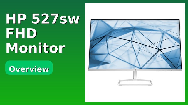 HP Series 5 527sw 27-inch monitor with a slim bezel