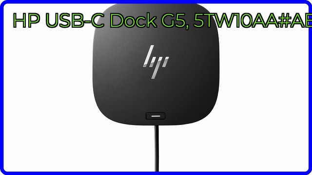 HP USB-C Dock G5 docking station for notebooks