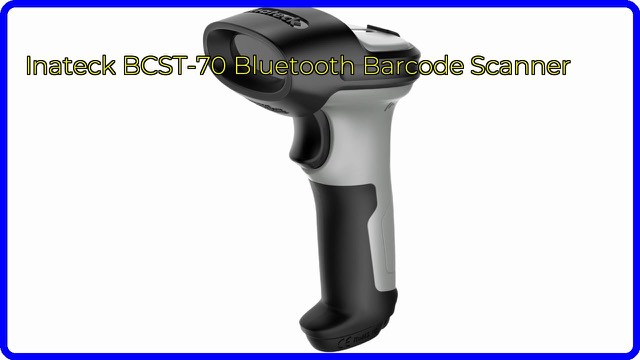 Inateck BCST-70 handheld Bluetooth barcode scanner