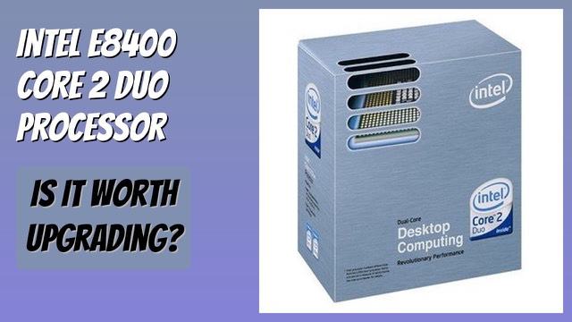 Intel Core 2 Duo E8400 boxed processor for LGA775 socket