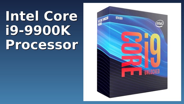 Intel Core i9-9900K 9th Gen desktop processor in retail box