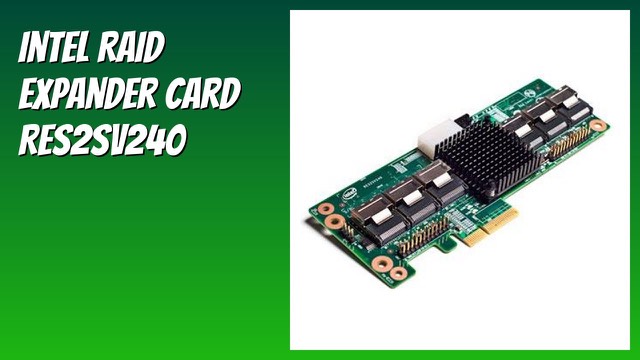 Intel RES2SV240 RAID expander card with SFF-8087 connectors