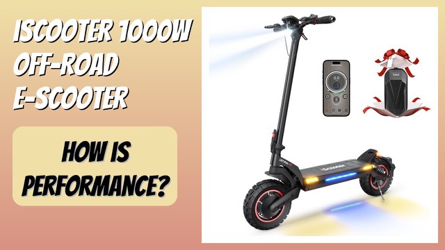 iScooter iX7 Pro electric scooter with 10-inch off-road tyres