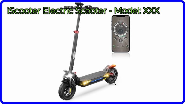 iScooter T4 foldable electric scooter with 10-inch off-road tyres