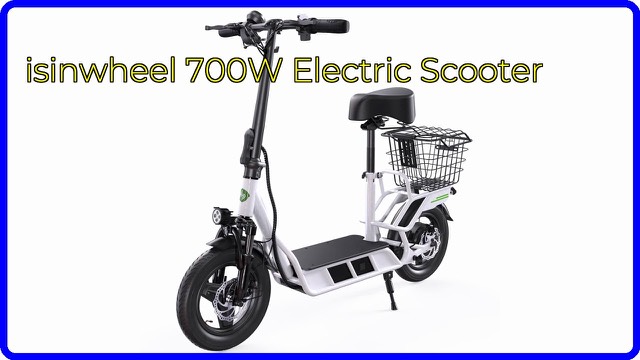 isinwheel HyperS electric scooter with seat and basket