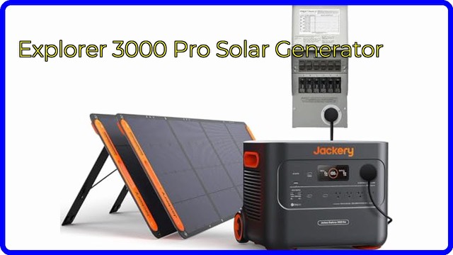 Jackery Explorer 3000 Pro portable power station with solar panels
