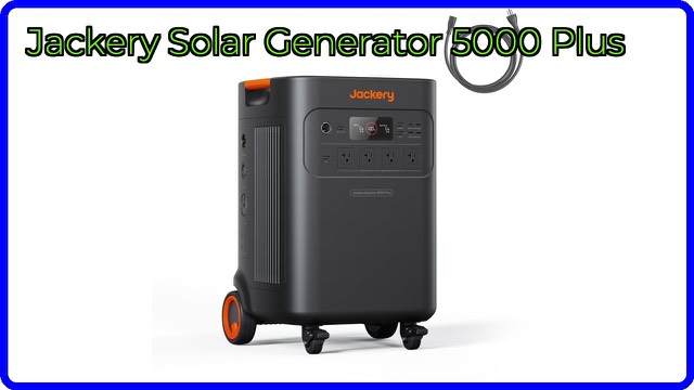 Jackery Solar Generator 5000 Plus large portable power station