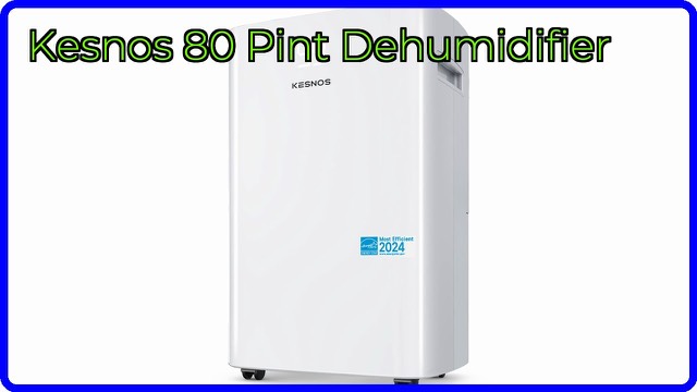 Kesnos 80-pint dehumidifier with front display