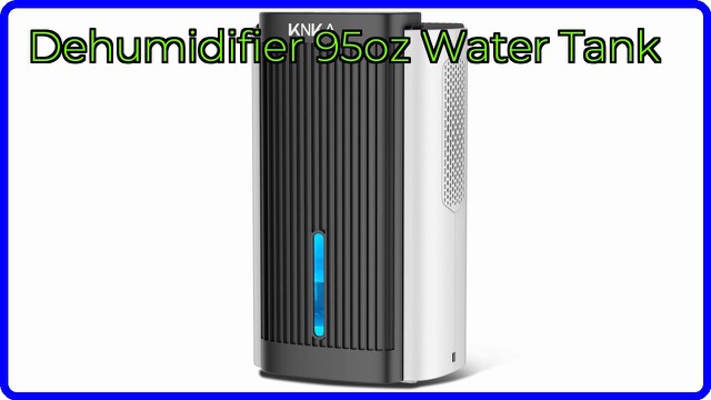 KNKA CS06 compact dehumidifier with water tank