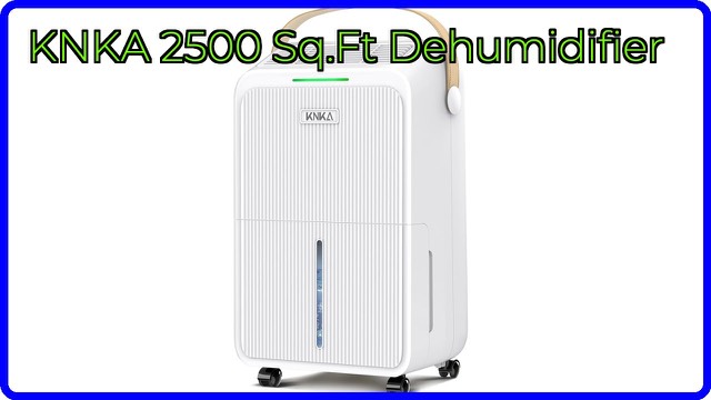 KNKA portable dehumidifier with drain hose