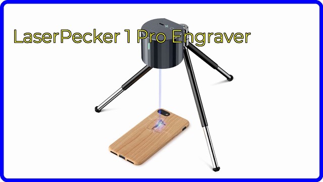 LaserPecker 1 Pro compact laser engraver in space grey aluminium