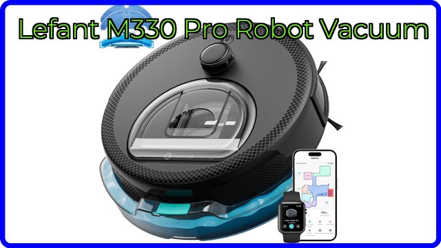 Lefant M330 Pro slim robot vacuum and mop