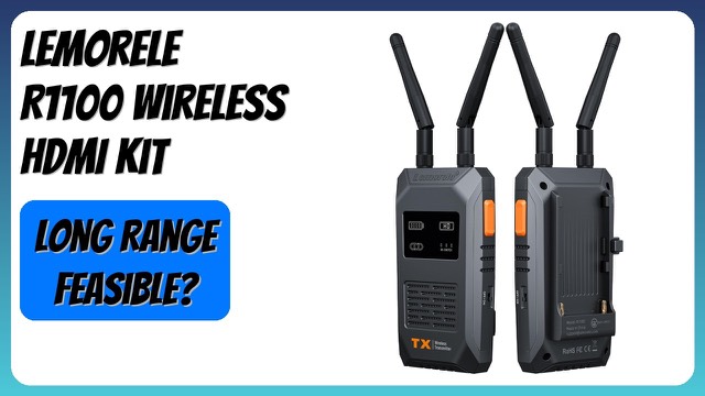Lemorele R1100 wireless HDMI transmitter and receiver with antennas