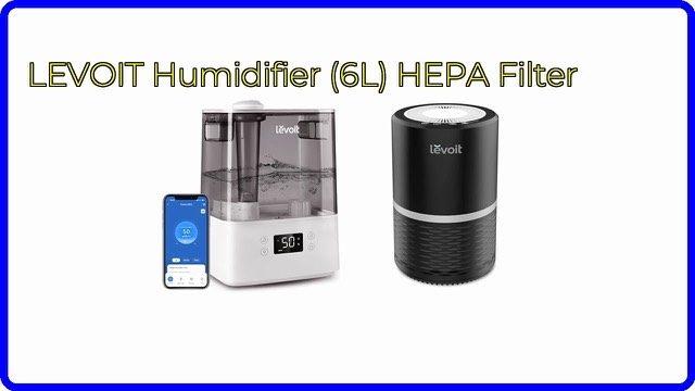 LEVOIT 6L top-fill cool mist humidifier in a bedroom