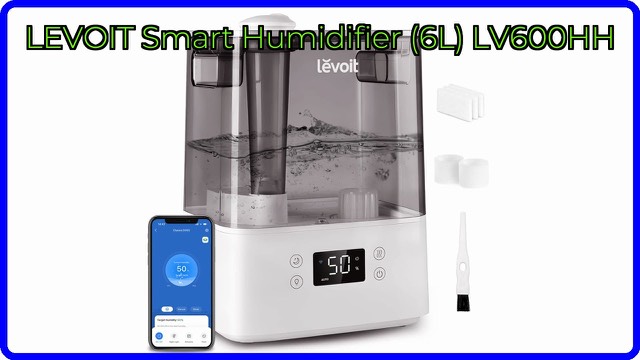 LEVOIT Classic 300S gray top-fill smart humidifier