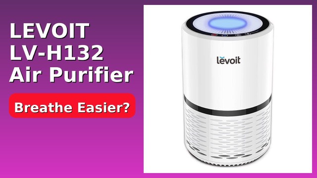 LEVOIT LV-H132 compact white air purifier
