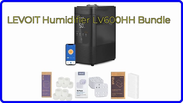 LEVOIT LV600HH humidifier with replacement filters and pads
