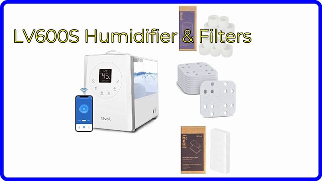 LEVOIT replacement filters and aroma pads for the LV600S humidifier