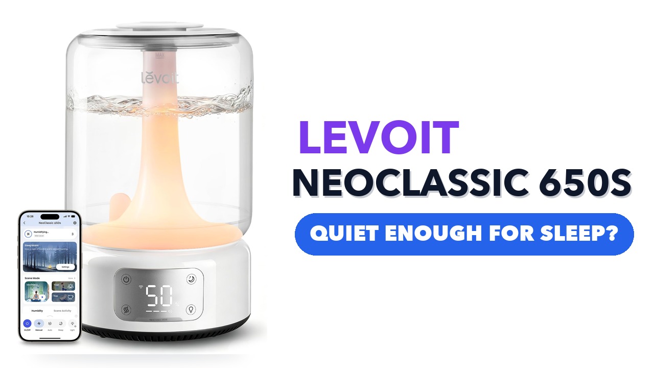 Levoit NeoClassic 650S smart humidifier on a white background